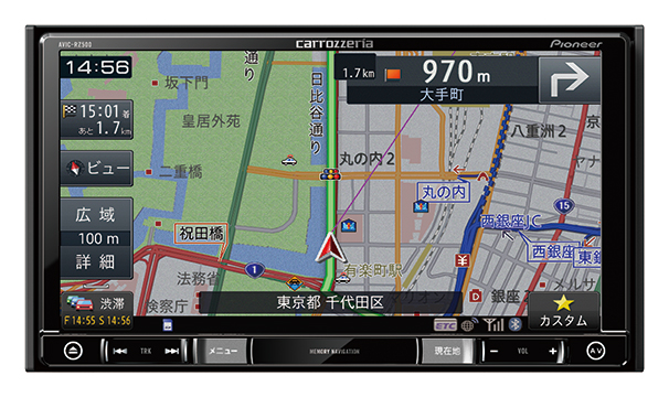 AVIC-RZ500 商品概要 | 楽ナビ | カーナビ | パイオニア株式会社