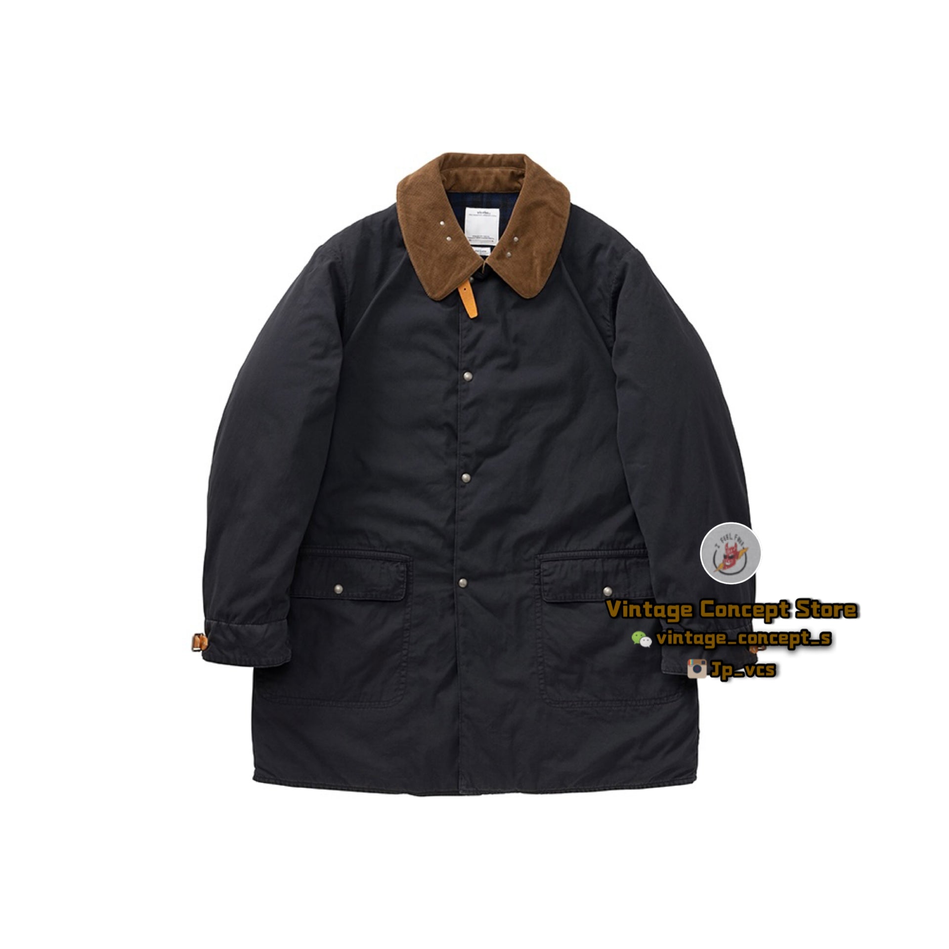 visvim 24AW BLACK KITE COAT – Vintage Concept Store