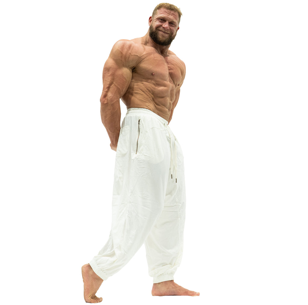 Baggy Movement Pants - Not Quite White – Jujimufu