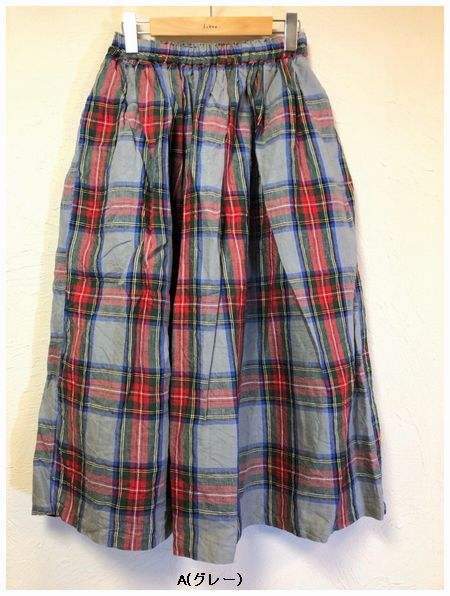 ichi Antiquite's(アンティークス） 500314 リネンタータンチェック