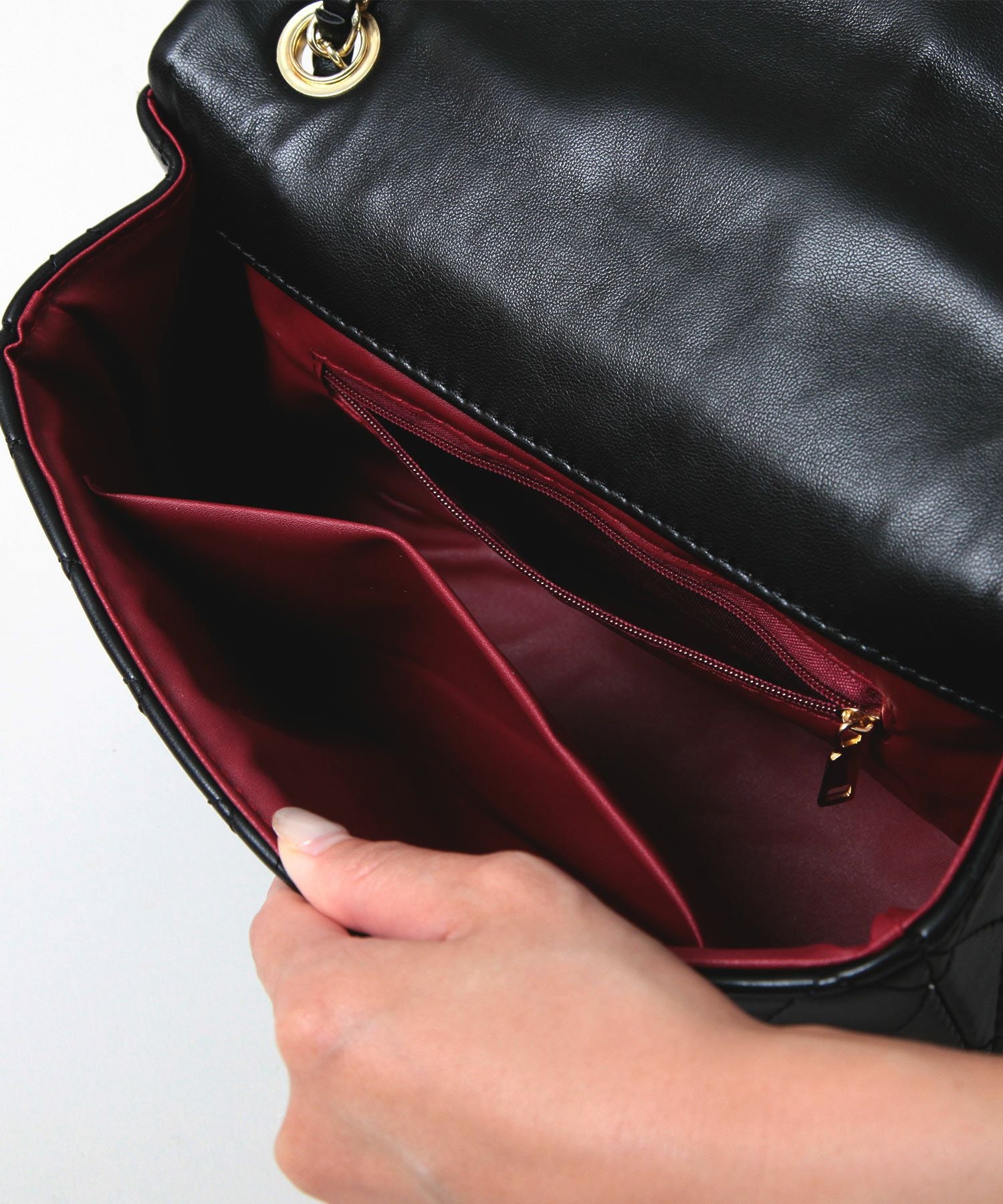 キルティングスクエアチェーンバッグ JB23611 | レディース