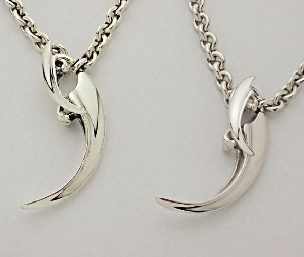 イーグルクロウチョーカー シルバー KI-103-40cm-RHC ロジュウムタイプ