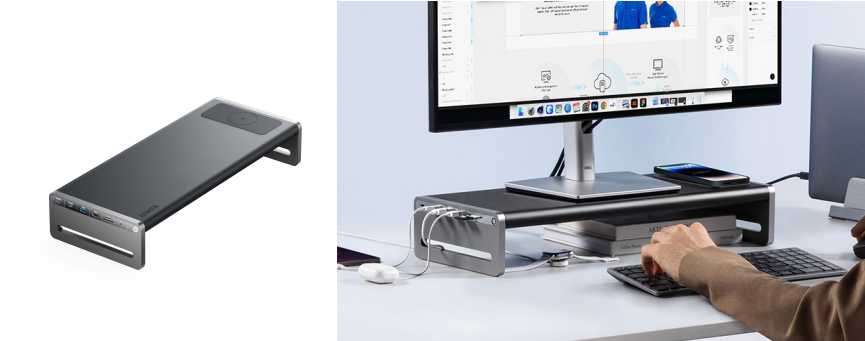 アンカーから、モニタースタンド一体型のドッキングステーション発売