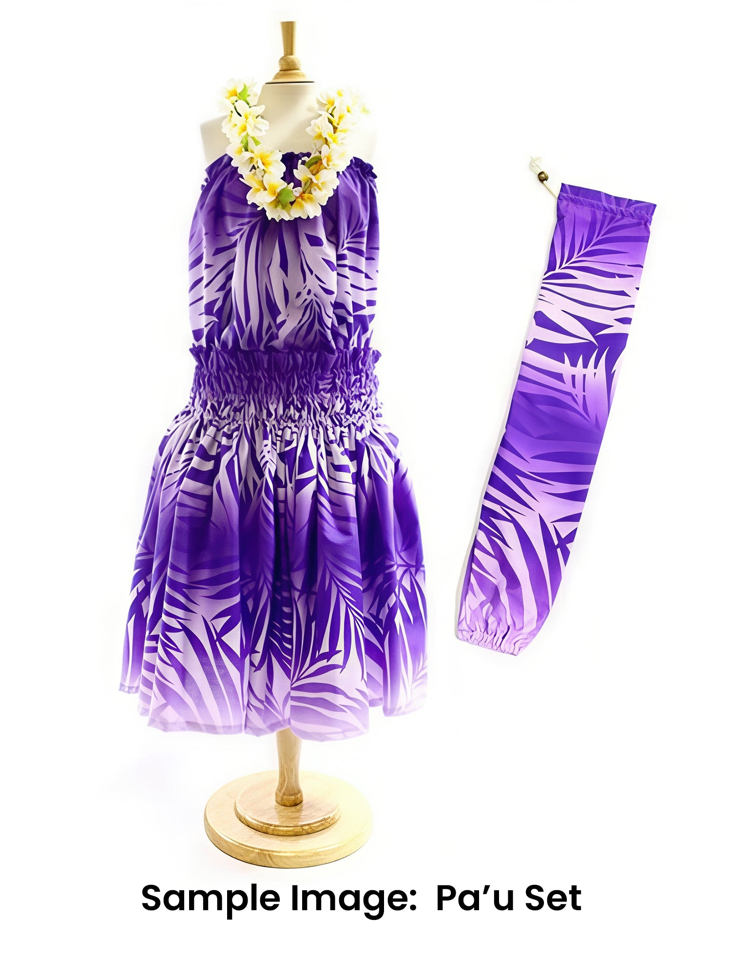 Ka Makani - Dark Teal Poly Cotton Fabric for Hula Pa'u Skirts