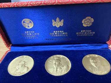 純金 公認ﾒﾀﾞﾙ 武将英傑三雄 | 八女・久留米の質屋カミヤ質店