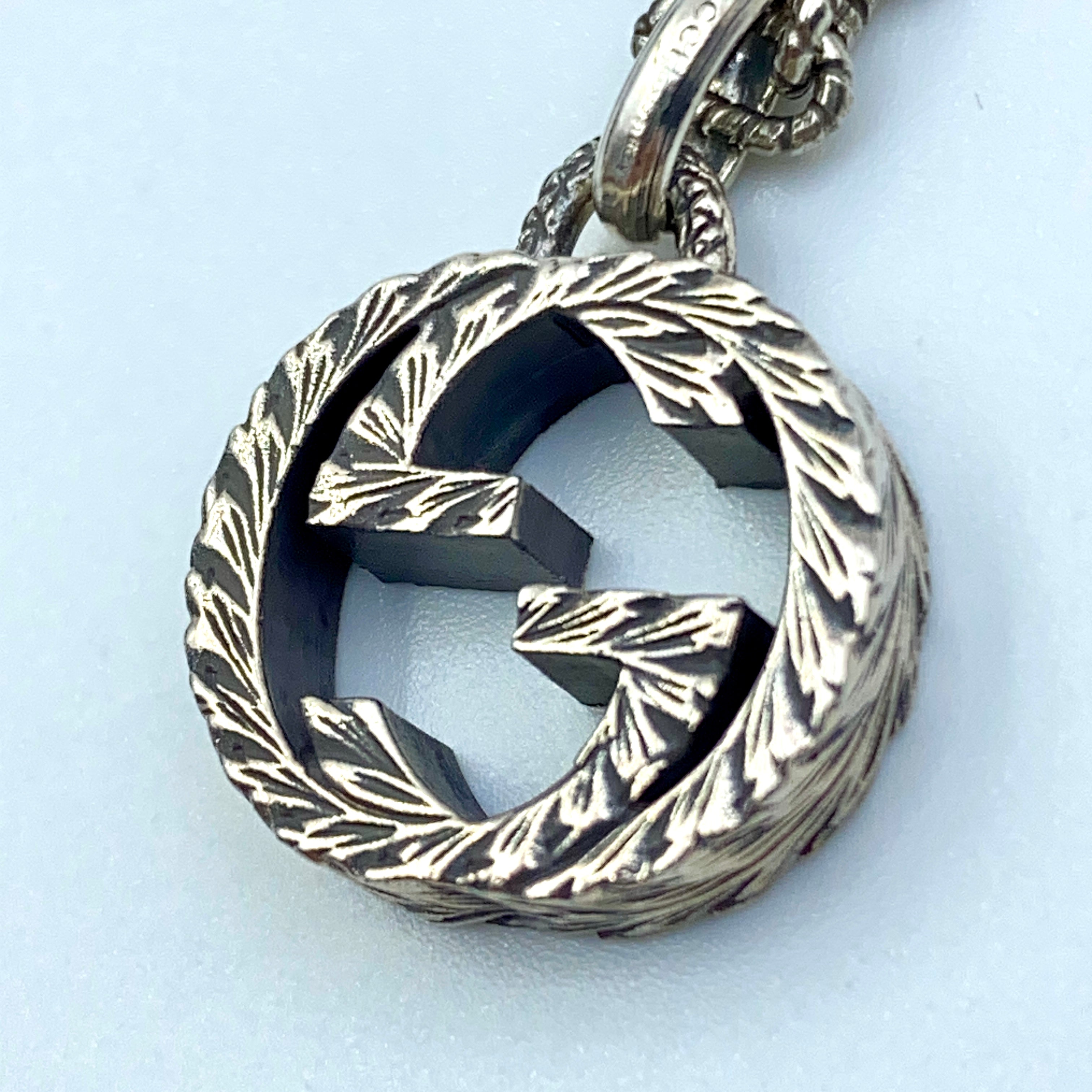 送料無料】GUCCI（グッチ）インターロッキング ペンダント ネックレス