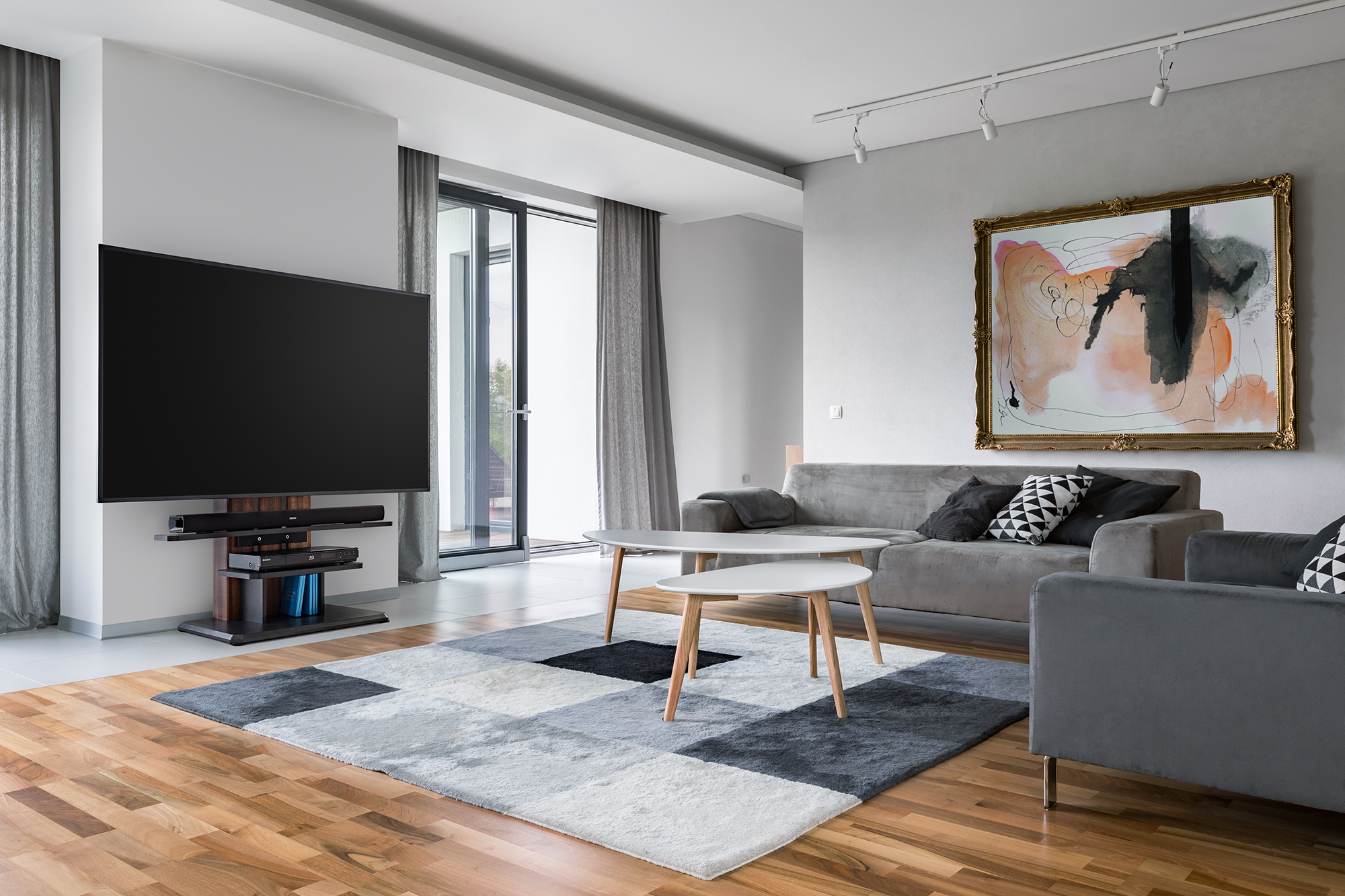 壁寄せテレビスタンド WS-C690-DB WS-C690-NAの購入はこちらから