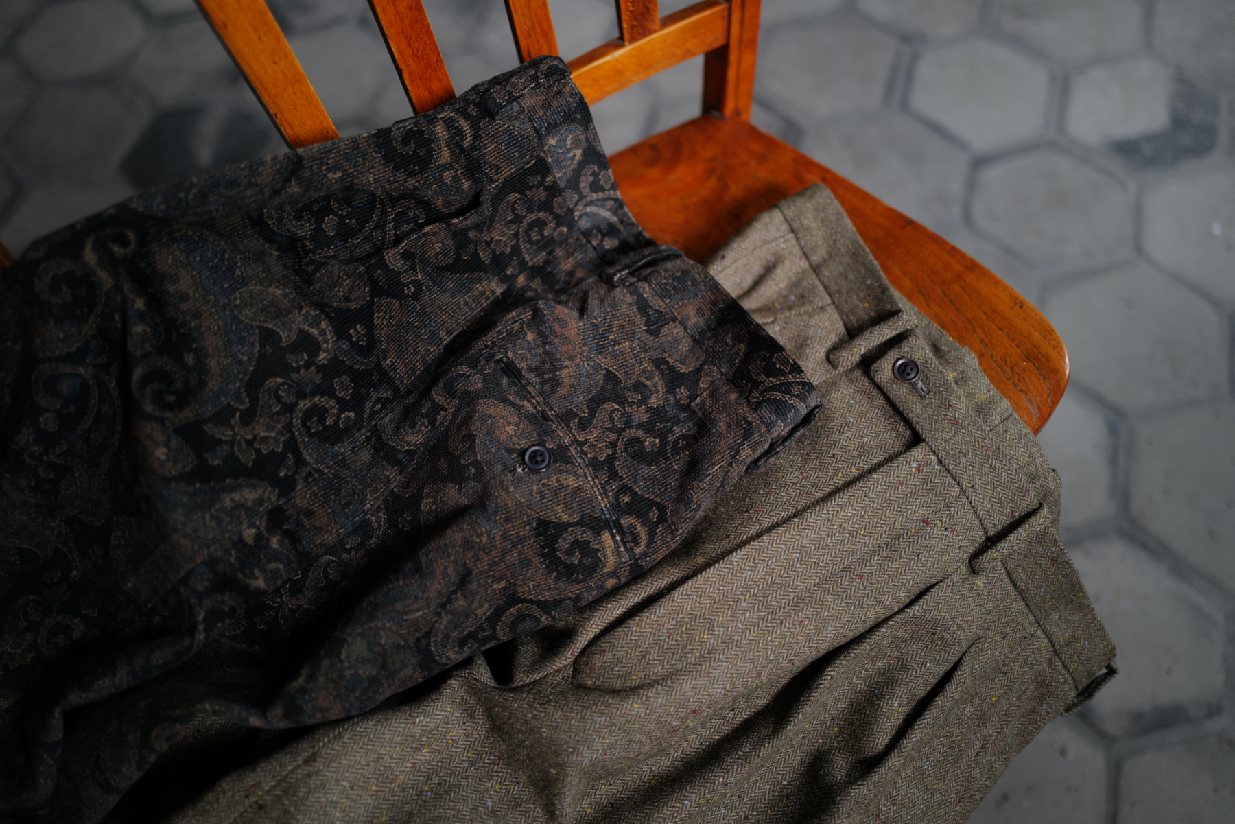 Paisley？ Nep Tweed？ - 手記 ｜ 柿乃葉 / KAKINOHAHANARE