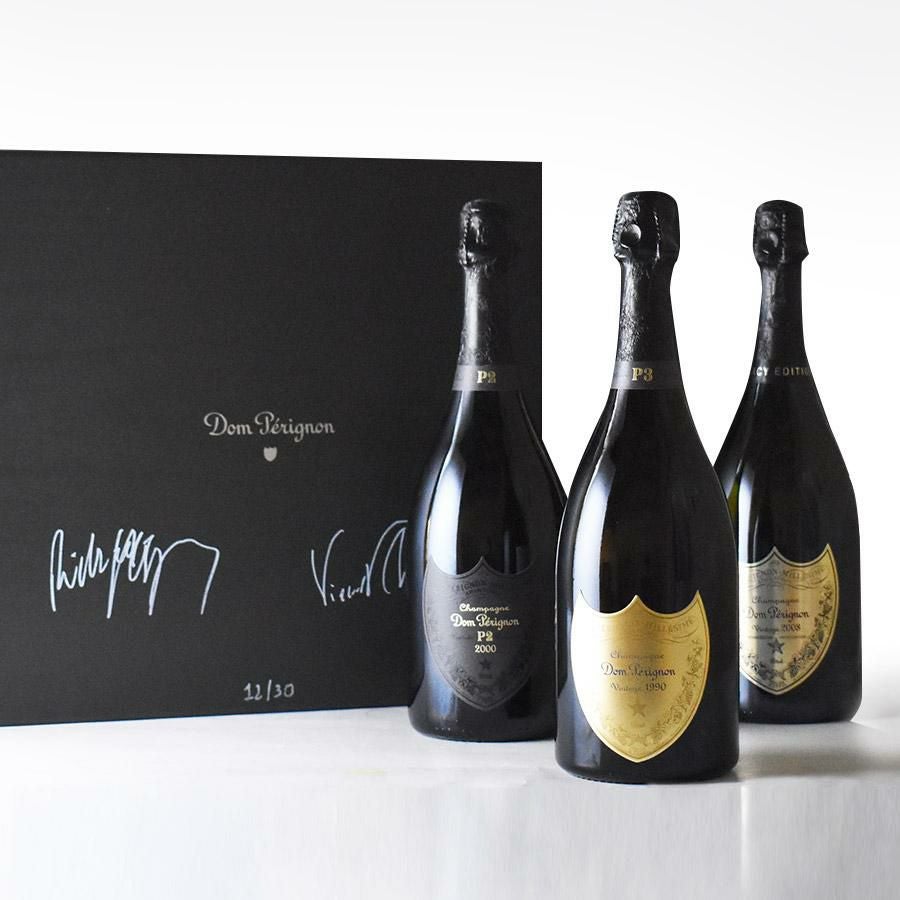 ドンペリ ドンペリニヨン レガシー ミックス ケース ( P3 1990 x1, P2
