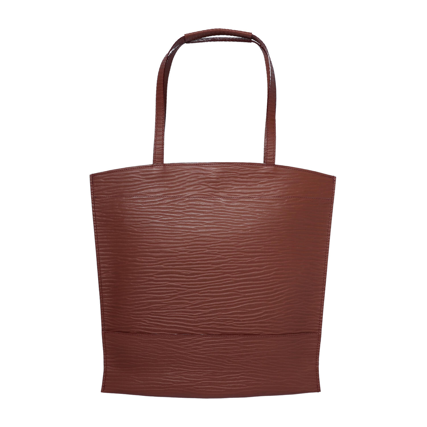 A4 薄マチ 軽量 型押しレザー 牛革 トートバッグ | 有限会社 中澤