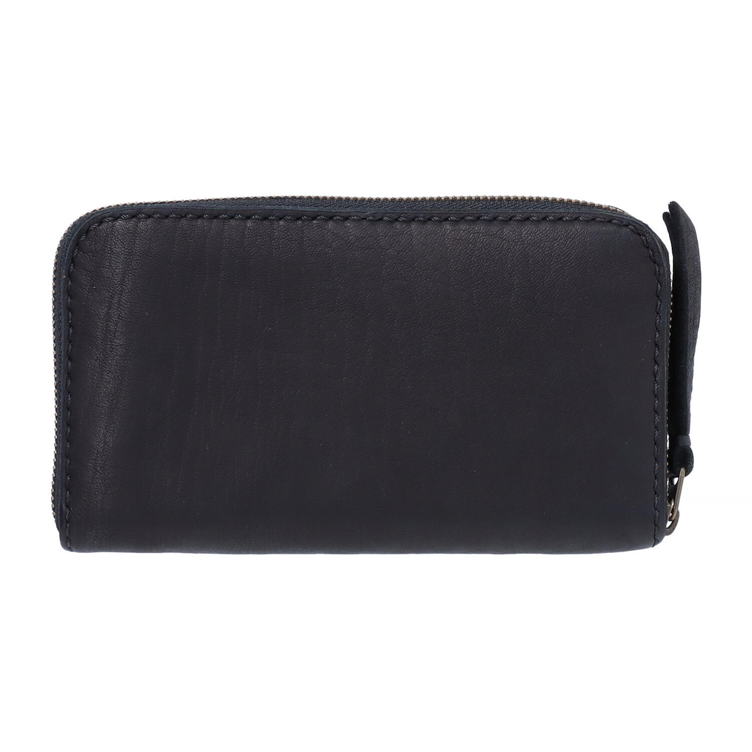 総手縫い 鹿革 牛革 ラウンドファスナー 長財布 | 株式会社 KAZINO