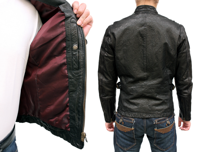 AVIREX アビレックス ゴートスキンシングルライダースジャケット6101018