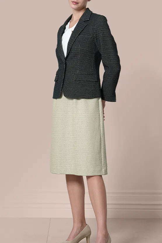 ラメジャカード】テーラードジャケット– kay me