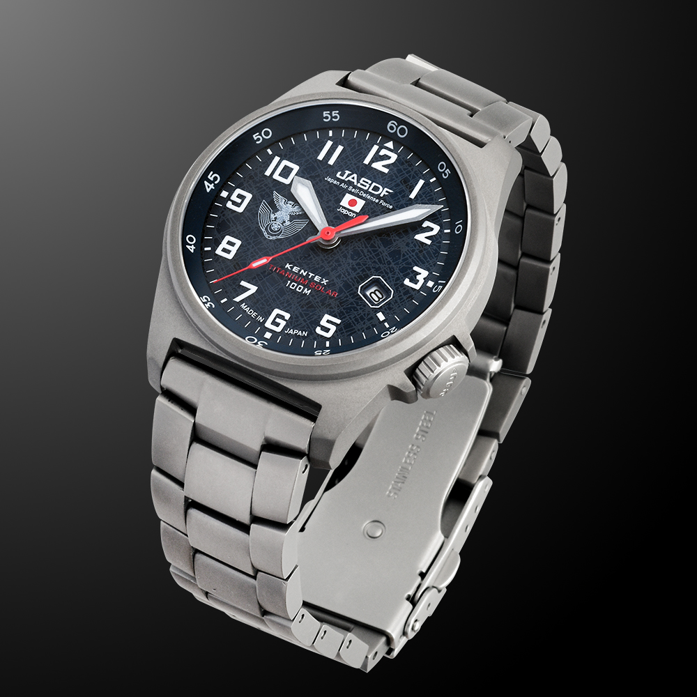 JSDFチタンソーラー 空自モデル メタルベルト仕様 [S815M-05]