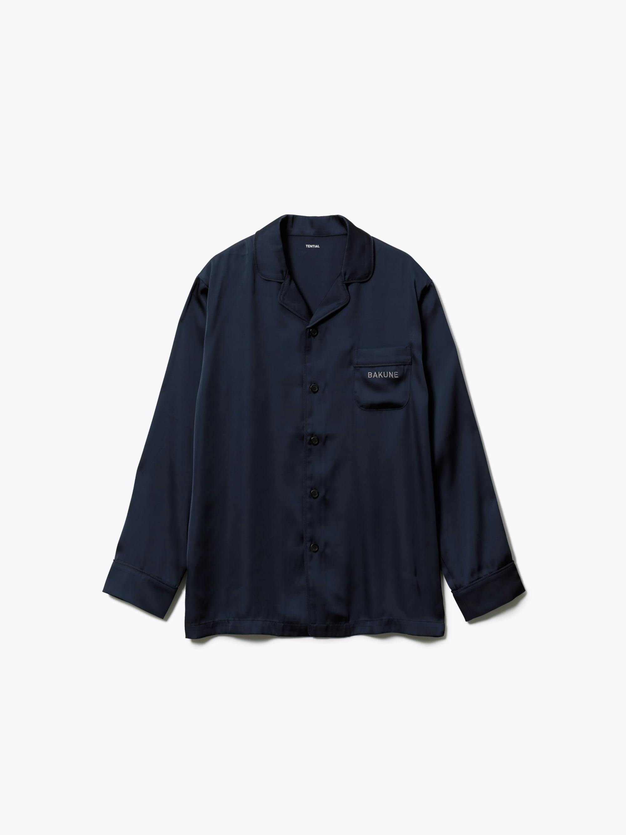 BAKUNE パジャマ サテン / 長袖シャツ_25FW | TENTIAL公式オンラインストア