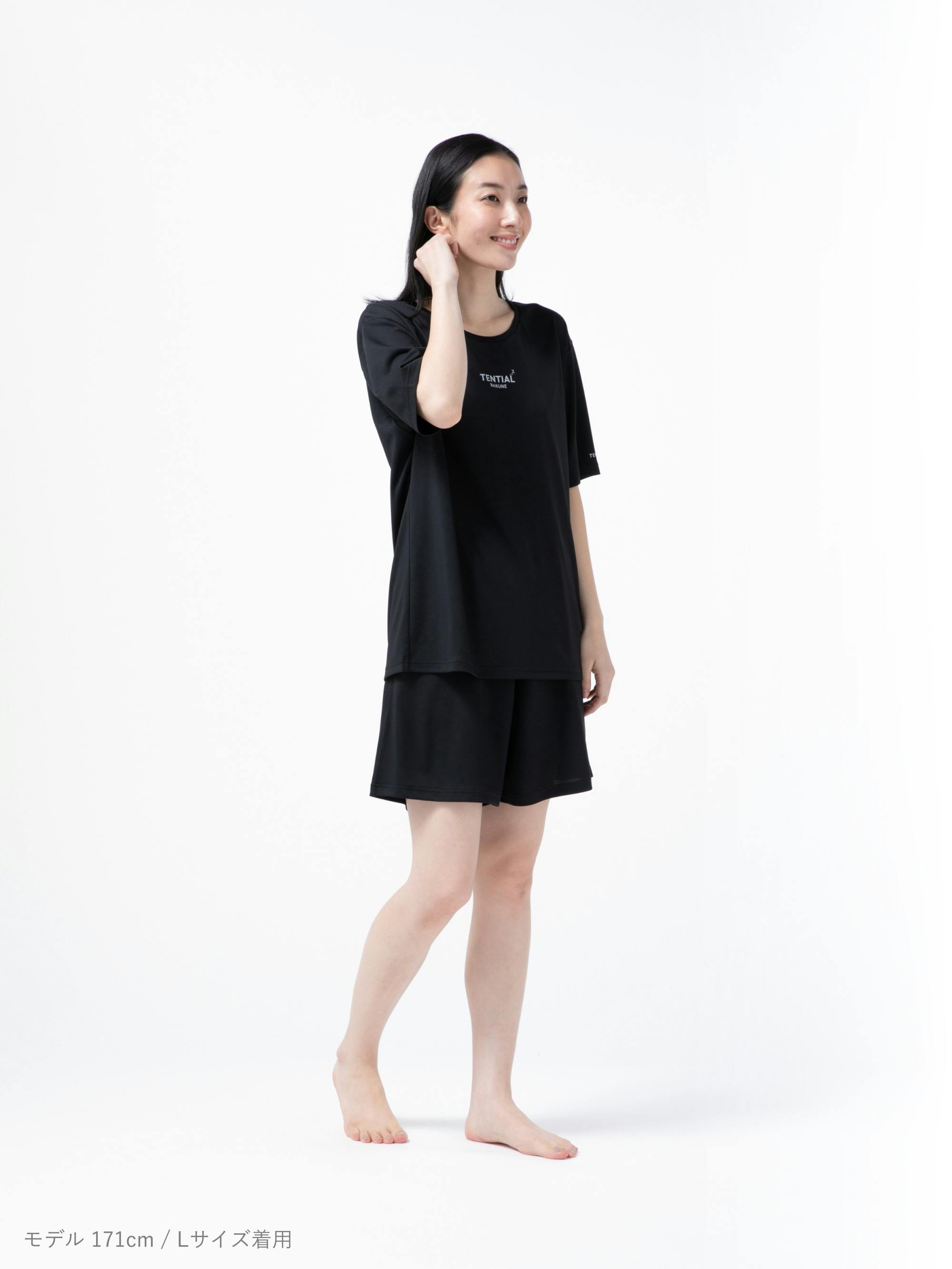 BAKUNE Dry Women's 上下セット（半袖Tシャツ・ショートパンツ）_25SS