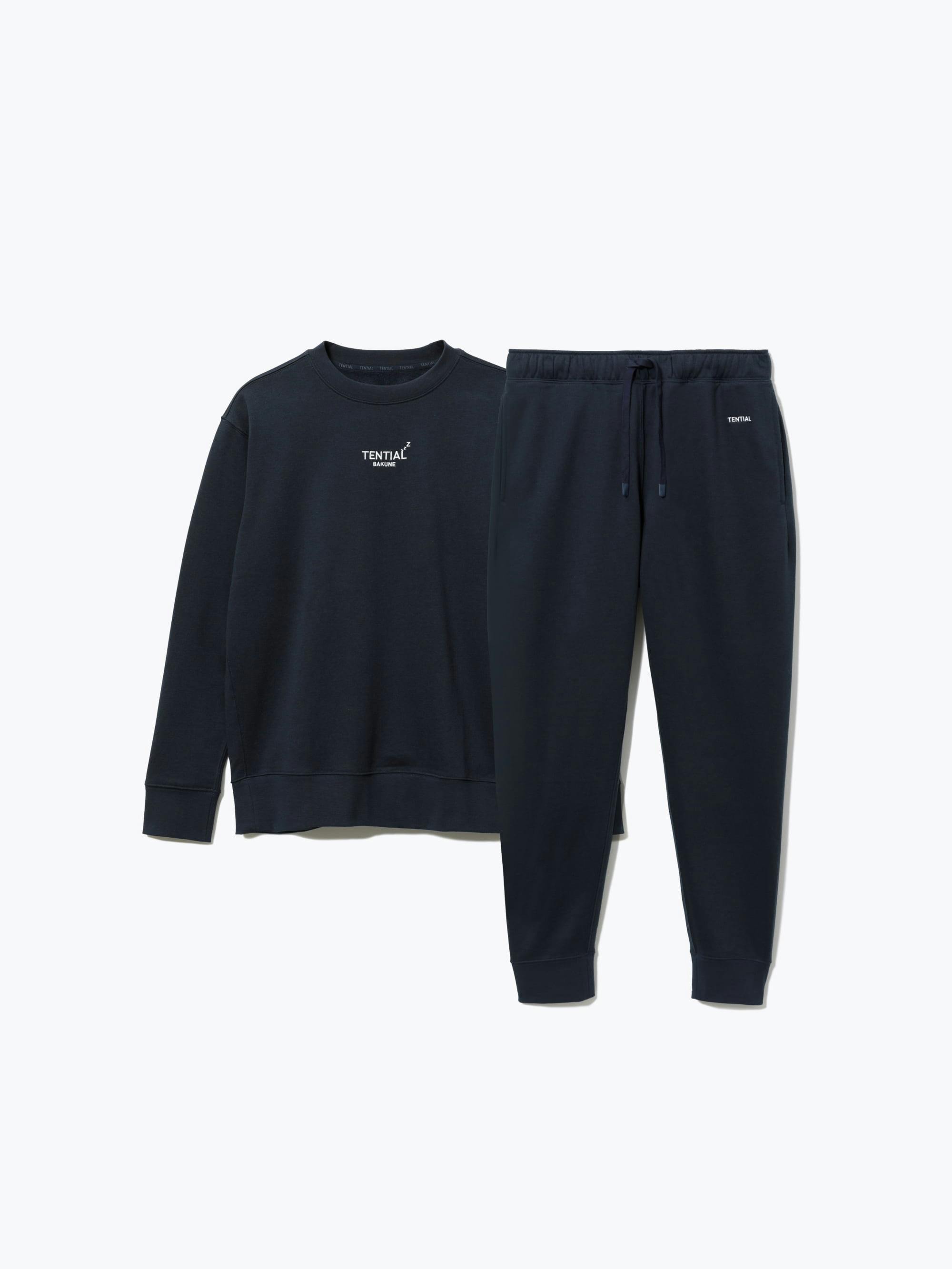 BAKUNE スウェット メンズ / 上下セット（長袖クルーネックシャツ