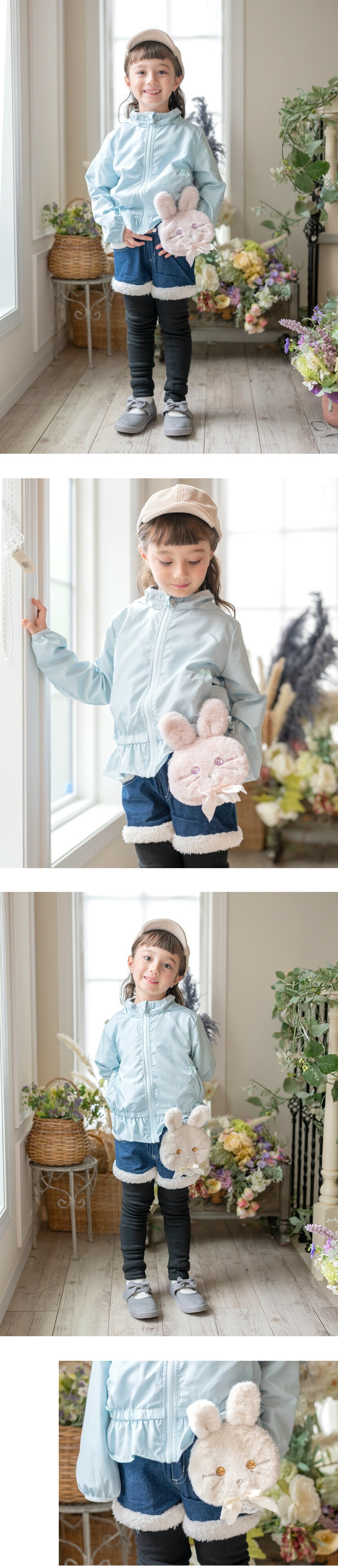 送料無料【あったか最終セール超目玉】アニマル移動ポケット 女の子