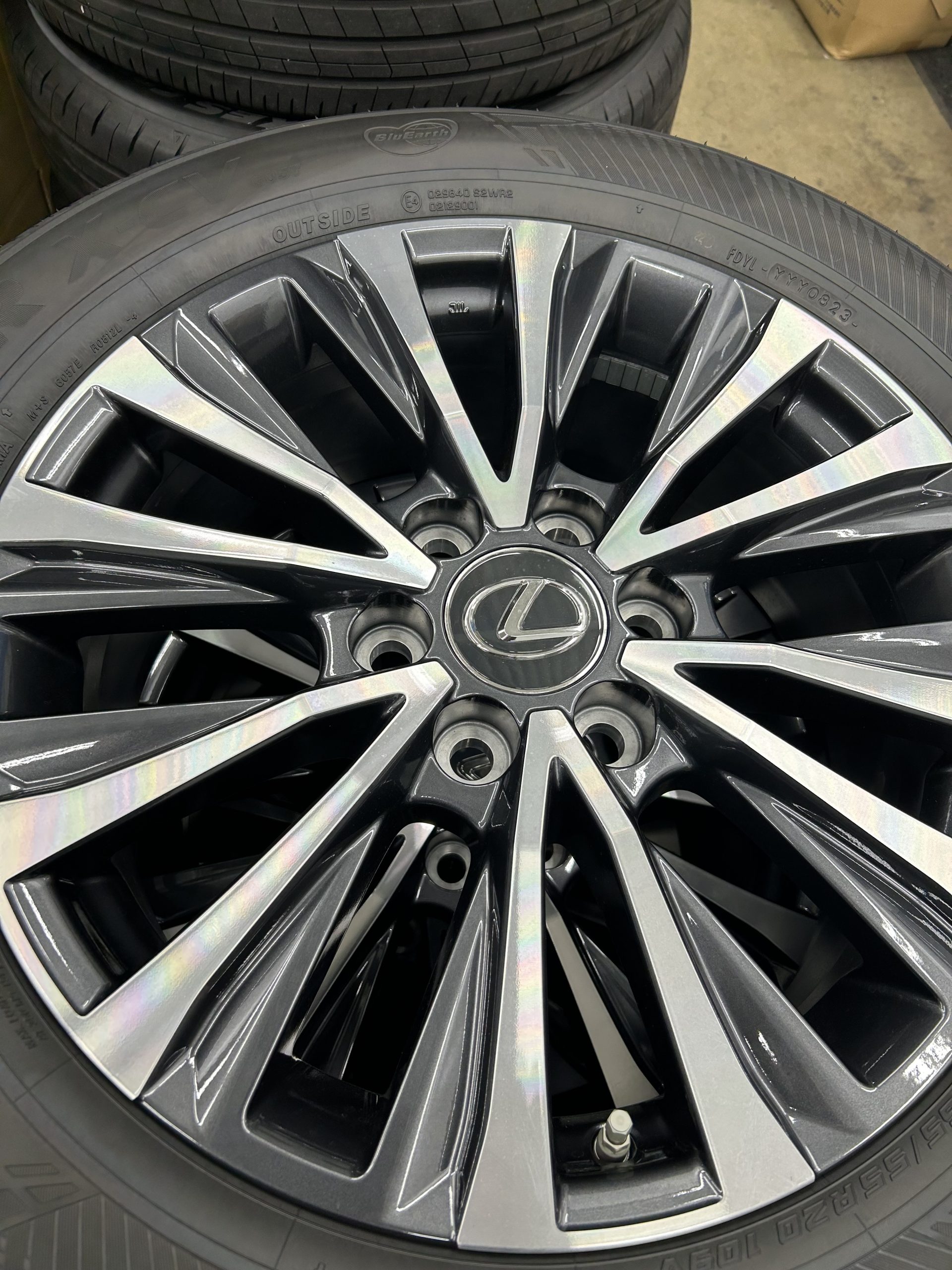 レクサスLX600純正20インチホイールセット レクサス LX600 純正20