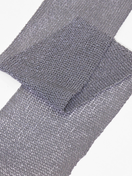 半衿 ミラーニットMD511（グレー） 半衿 JOTARO SAITO