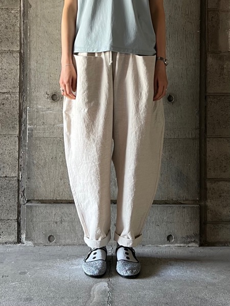 atelier naruse アトリエナルセ / リネンコットンサルエルパンツ【na