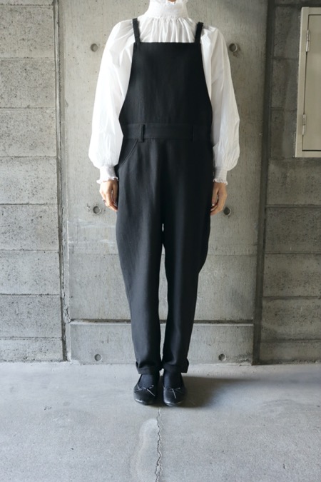 atelier naruse アトリエナルセ / コットンフラックスウールサロペット