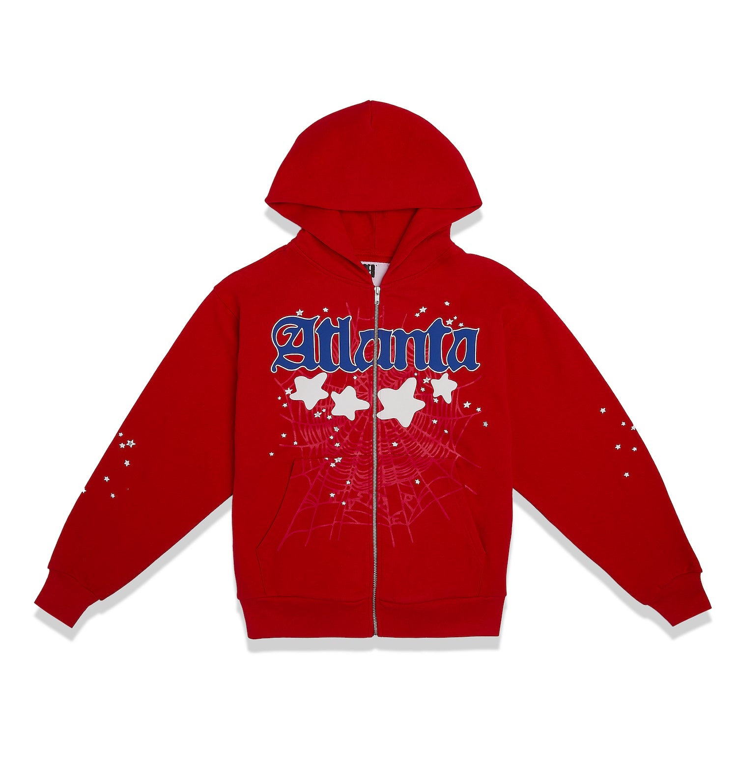 RED ATLANTA ZIP UP SP5DER ZIP UP HOODIE | SP5DER | KING SPIDER