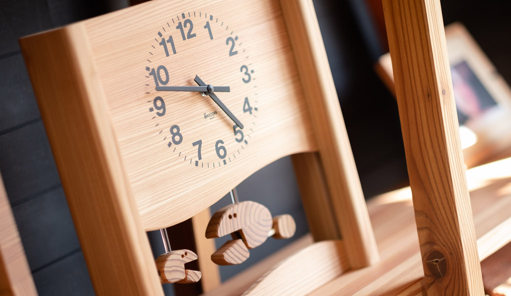 振り子時計 | キコリ 手づくり時計工房【本店】｜壁掛け 贈り物 人気 木製