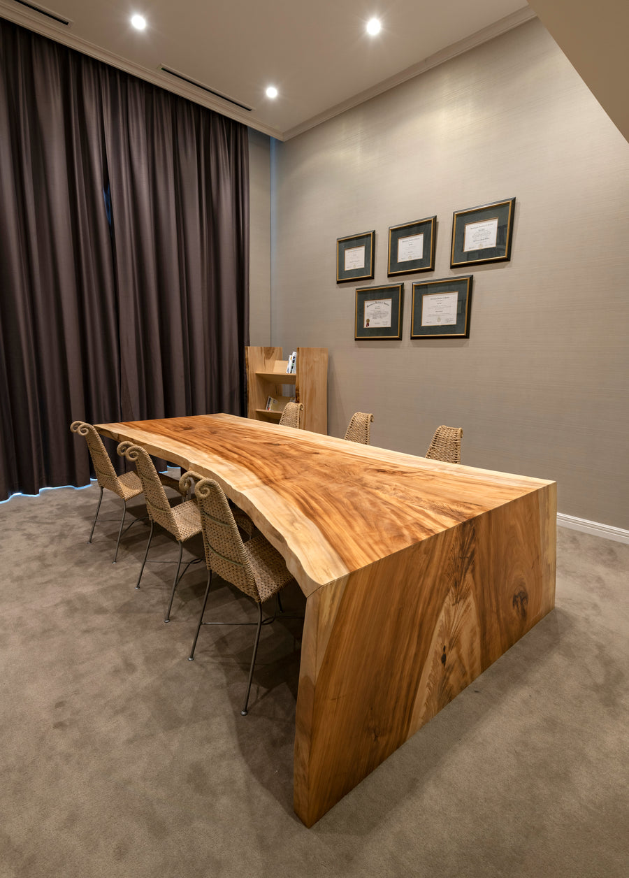 天然木一枚板 トチ テーブル天板 ※脚別売 天然木一枚板 トチ テーブル