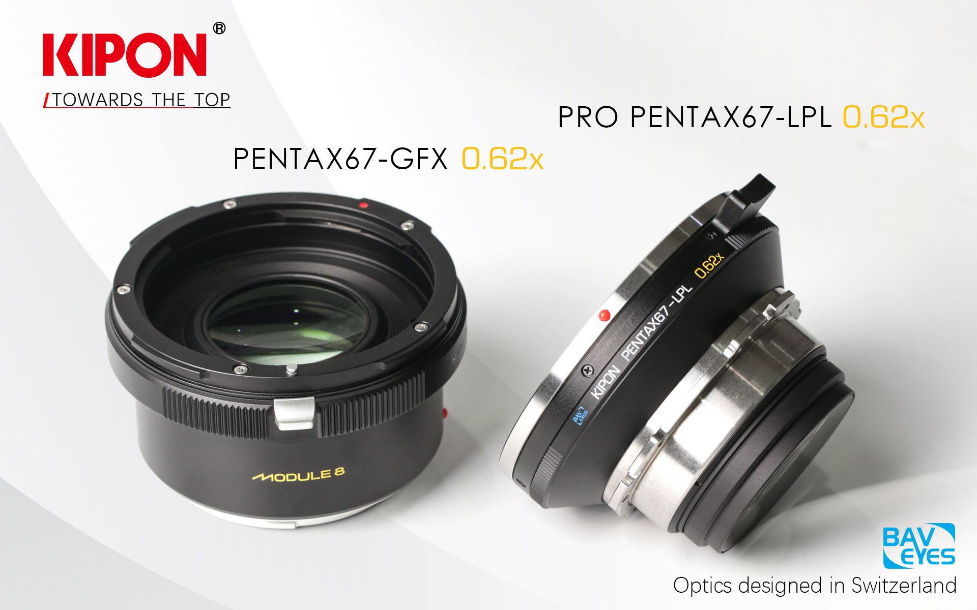KIPON released new 0.62x focal reducers for new coming medium