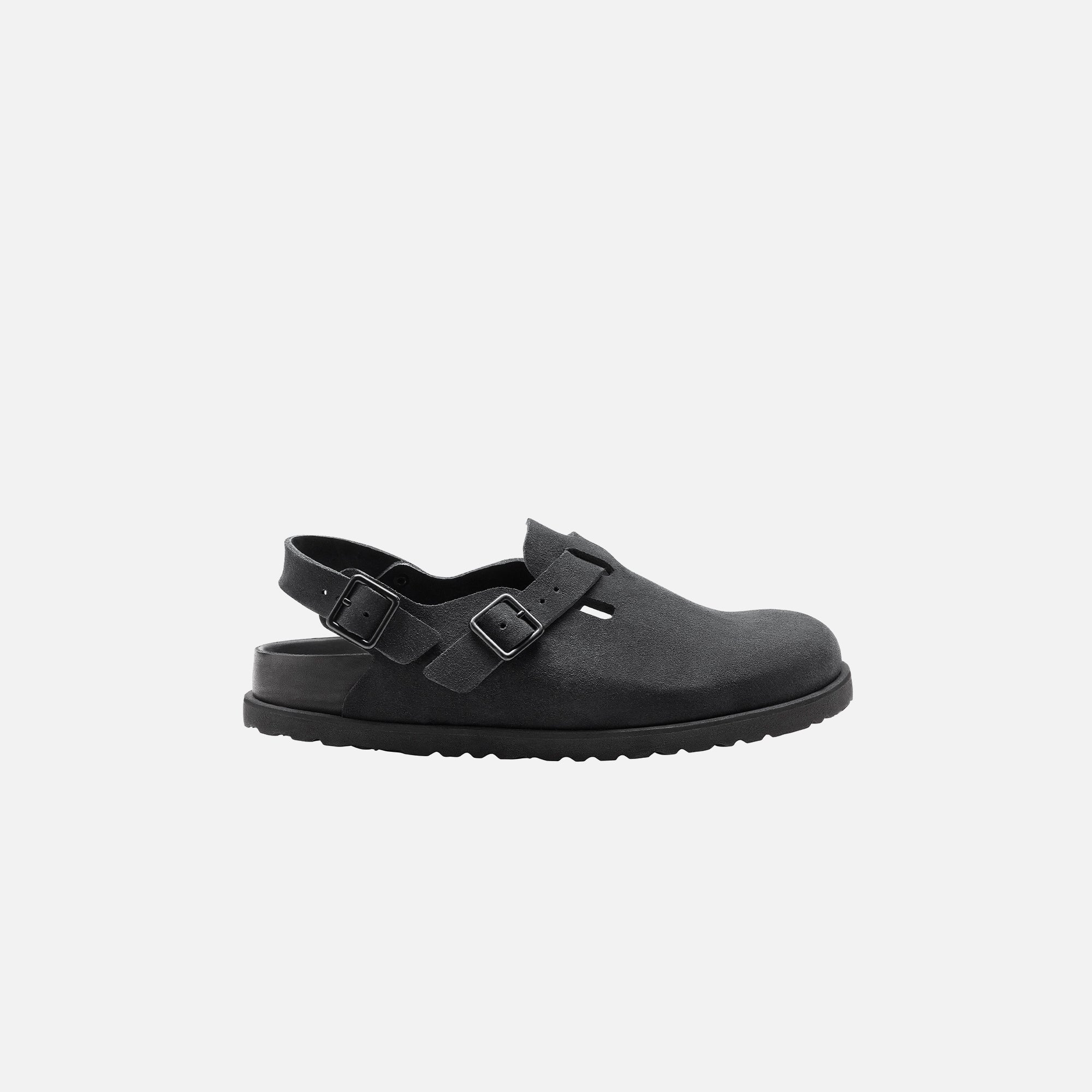Birkenstock 1774 Tokio Suede Leather - Black – Kith