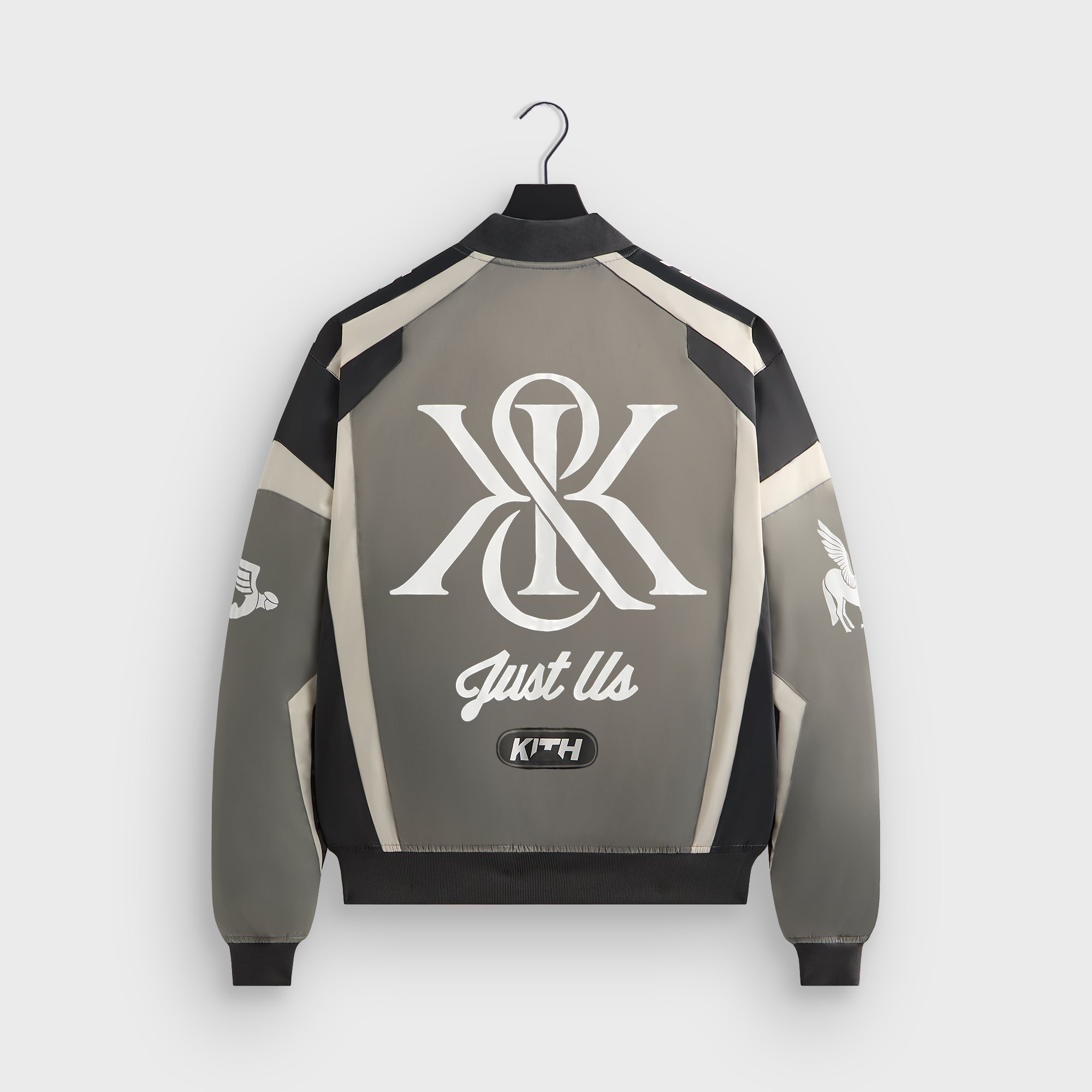 Kith Racing Nylon Bomber Jacket - Steel