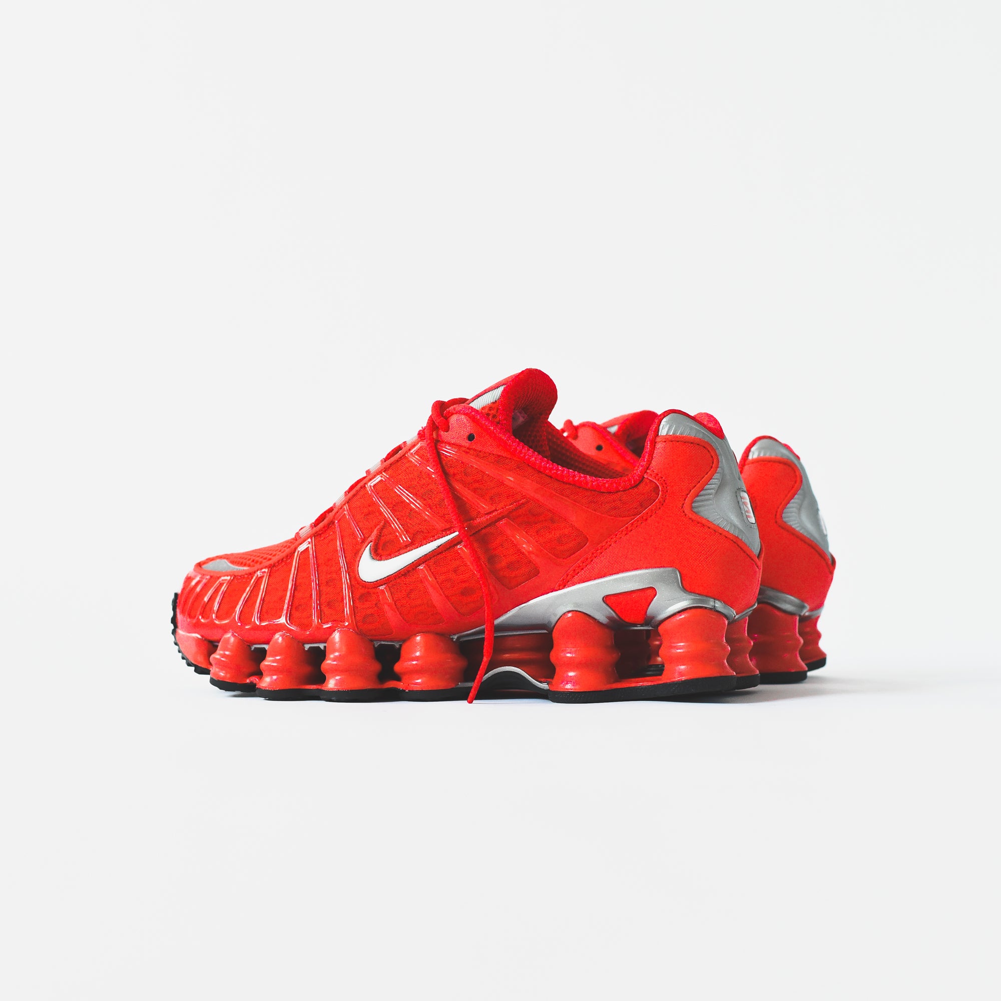 Nike Shox TL - Speed Red / Metallic Silver – Kith
