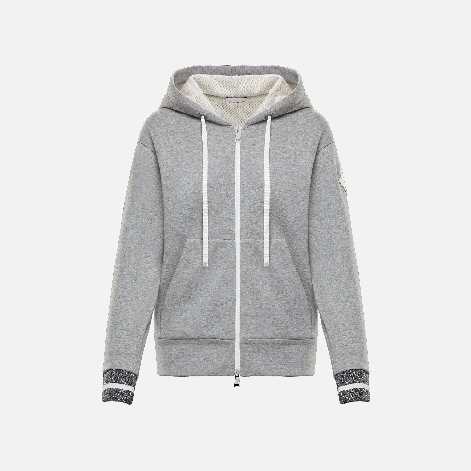 Moncler Maglia Cardigan Hoodie - Grey – Kith