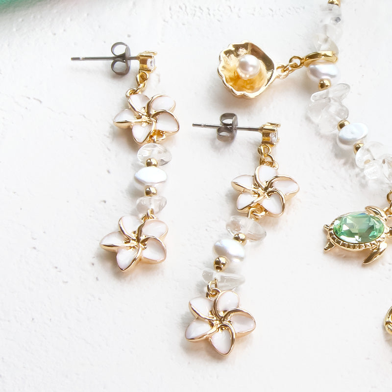 レシピNo.KR1006 マリンチャームのブレス＆ピアス – 貴和製作所