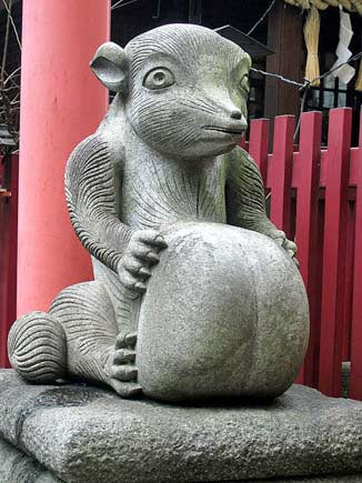たぬき-1 福寿神の狸