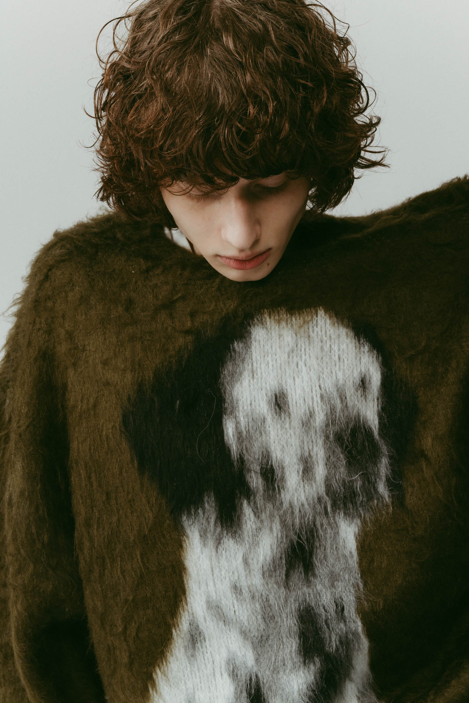 dalmatian shaggy knit(unisex)/green | KNUTH MARF