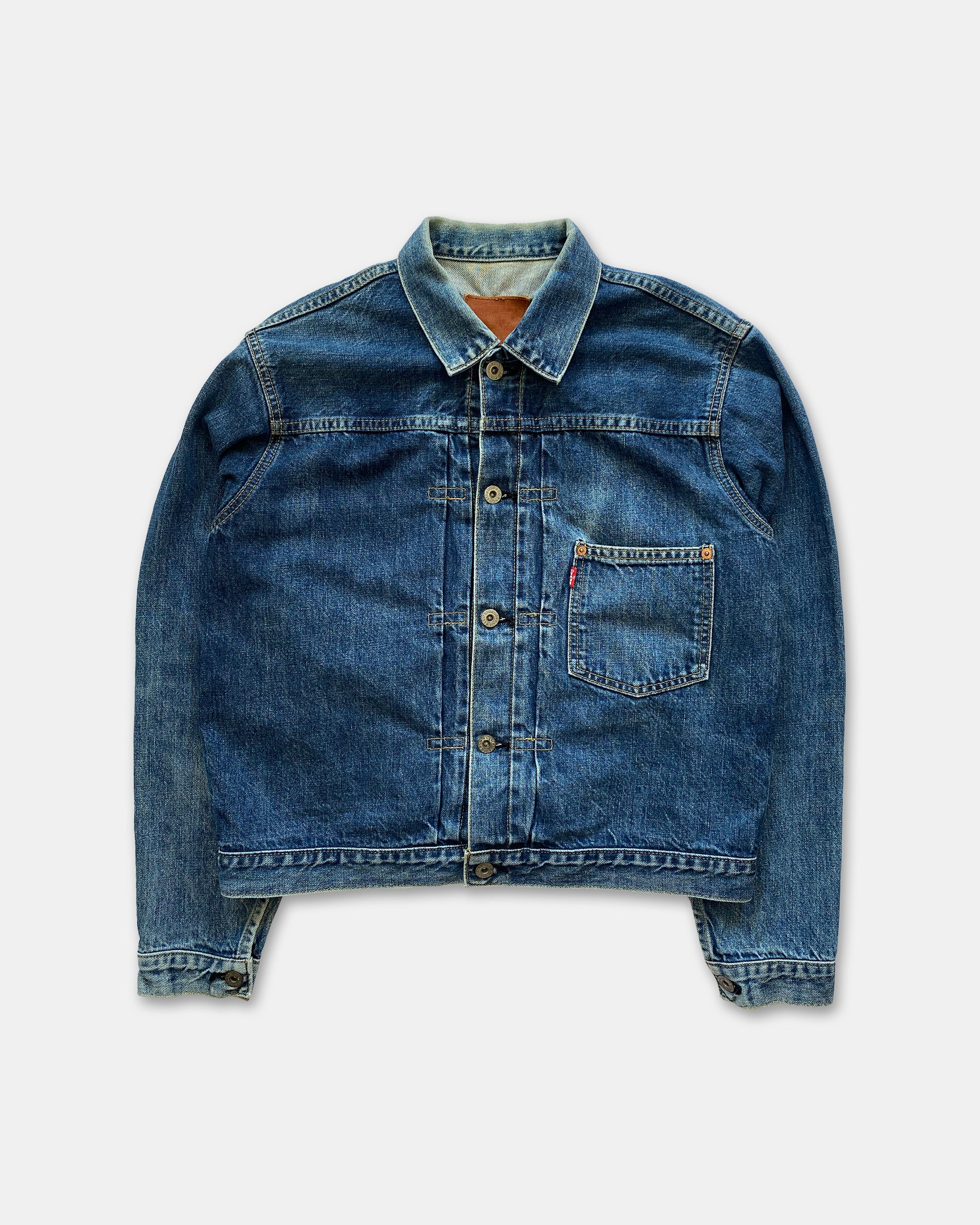 Levis 1996 Type 1 Japan Big E Selvedge Denim Jacket Blue – knudpeters