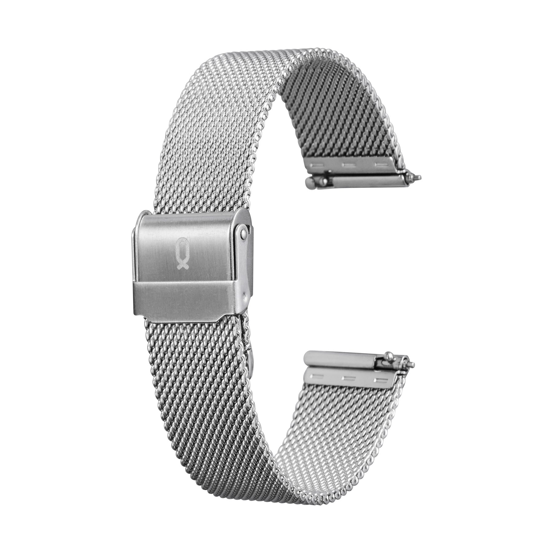 Knot MS-18SVSV 時計ベルト バンド ステンレス 18mm シルバー メッシュ