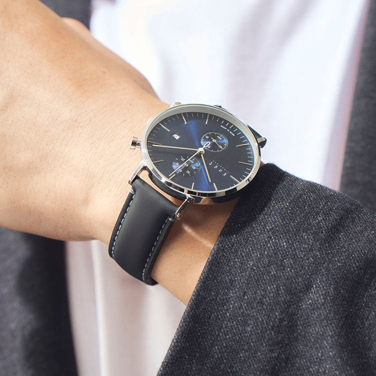 Knot S18-TAG-BK 時計ベルト バンド 防水 オールガードレザー 18mm