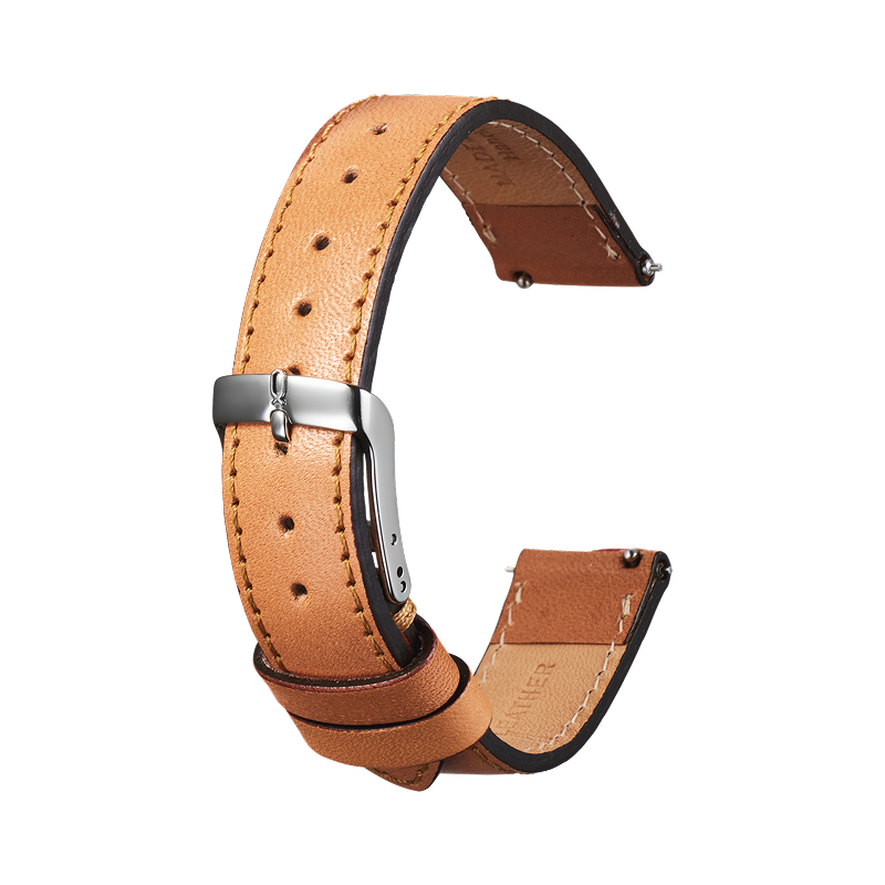 Knot S18-TT-OK 時計ベルト バンド 本革 18mm オーク 栃木レザー