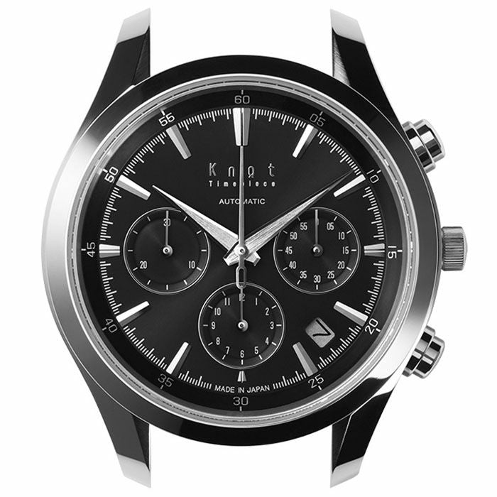 Knot ATC-40SVNV 機械式腕時計 メンズ 自動巻き ネイビー 日本製 40mm