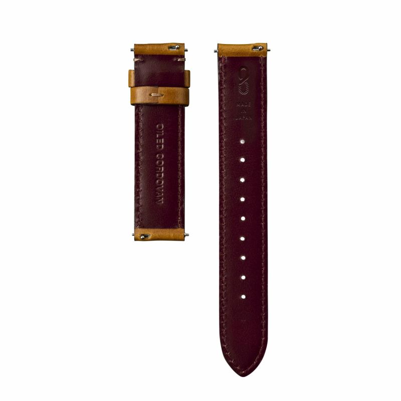 Knot S18-SOC-OK 時計ベルト バンド コードバン 18mm オーク – Maker's