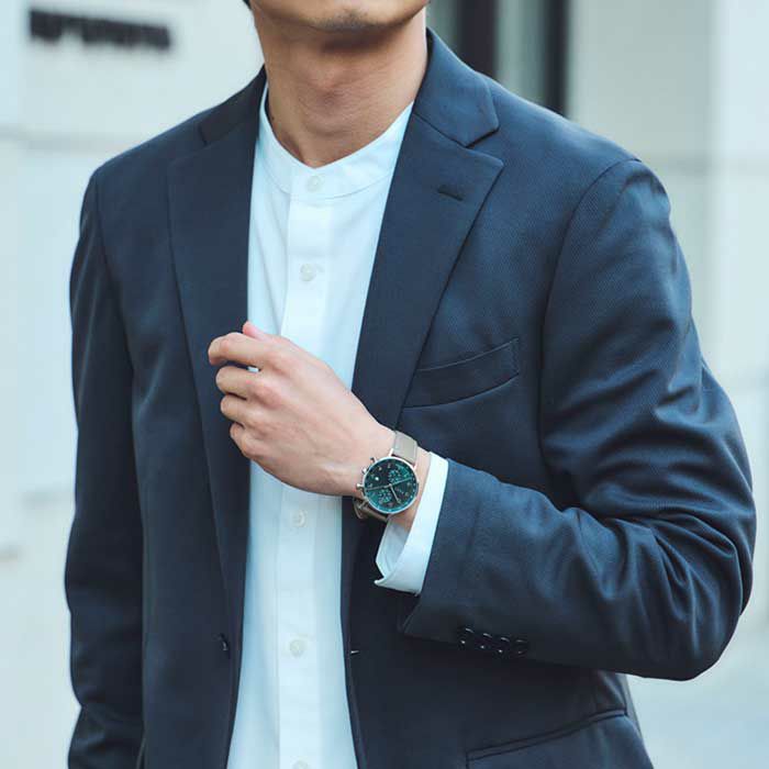 Knot CC-39ASVGN 腕時計 メンズ レディース クォーツ グリーン 日本製