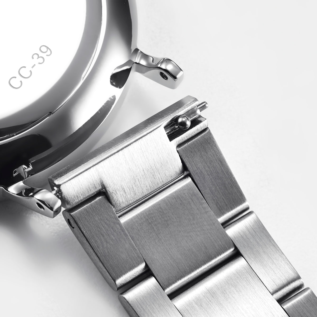 Knot S18-LSD-BK 時計ベルト バンド ステンレス 18mm ブラック