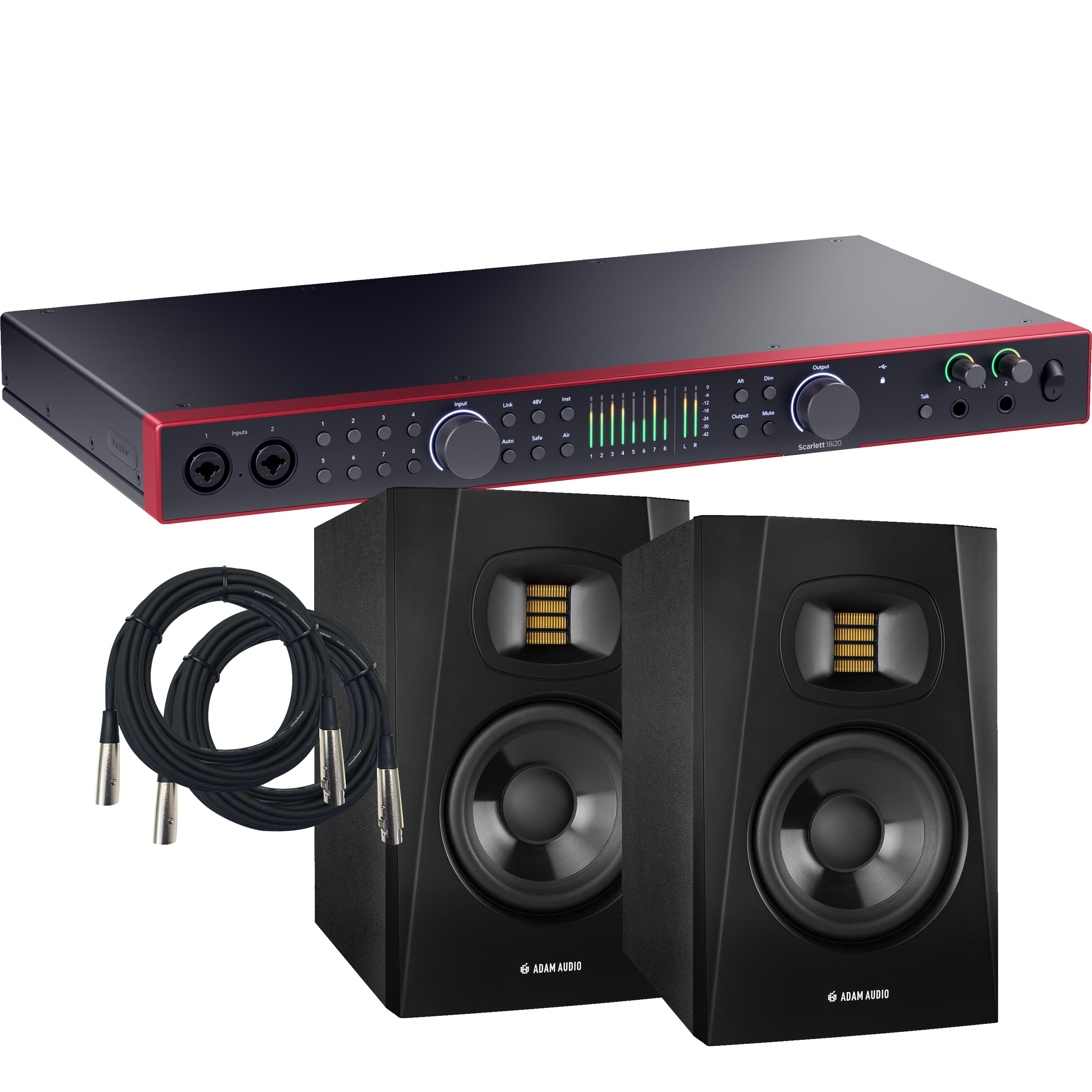 Focusrite Scarlett 18i20 (4th Gen) USB Audio Interface STUDIO RIG