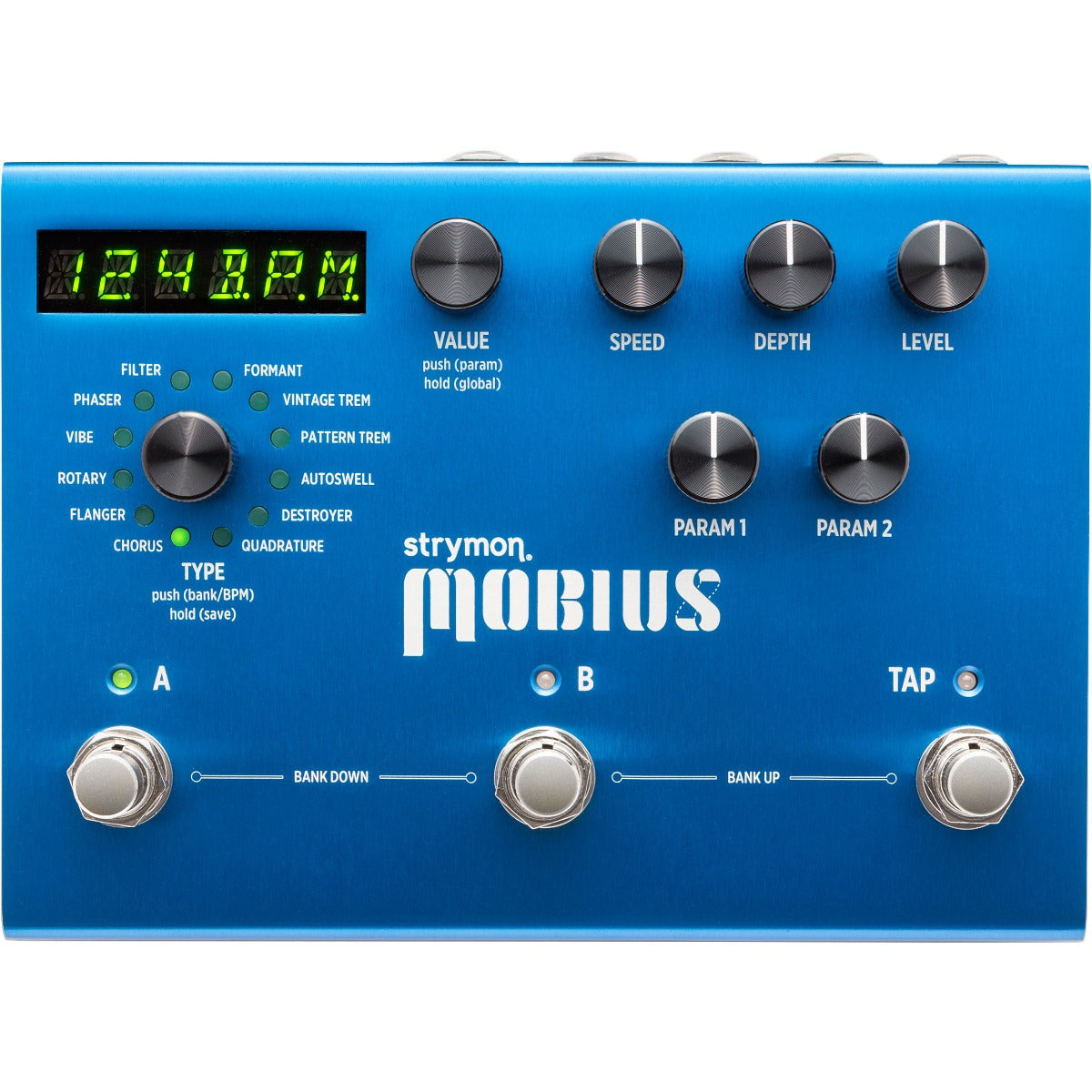 Strymon Mobius Multidimensional Modulation Pedal with MultiSwitch