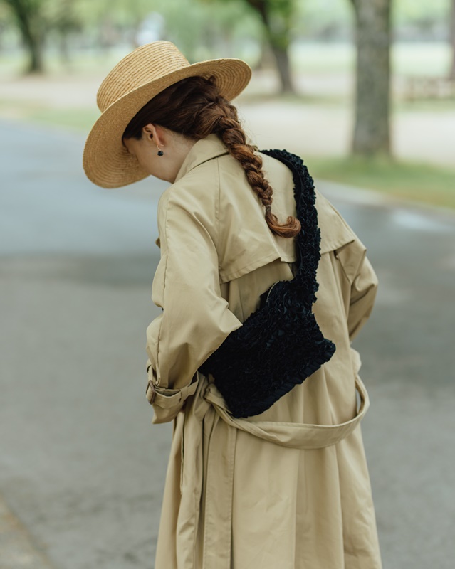 R&D.M.Co- FRILL BODY BAG フリルボディバッグ エクリュ R&D.M.Co