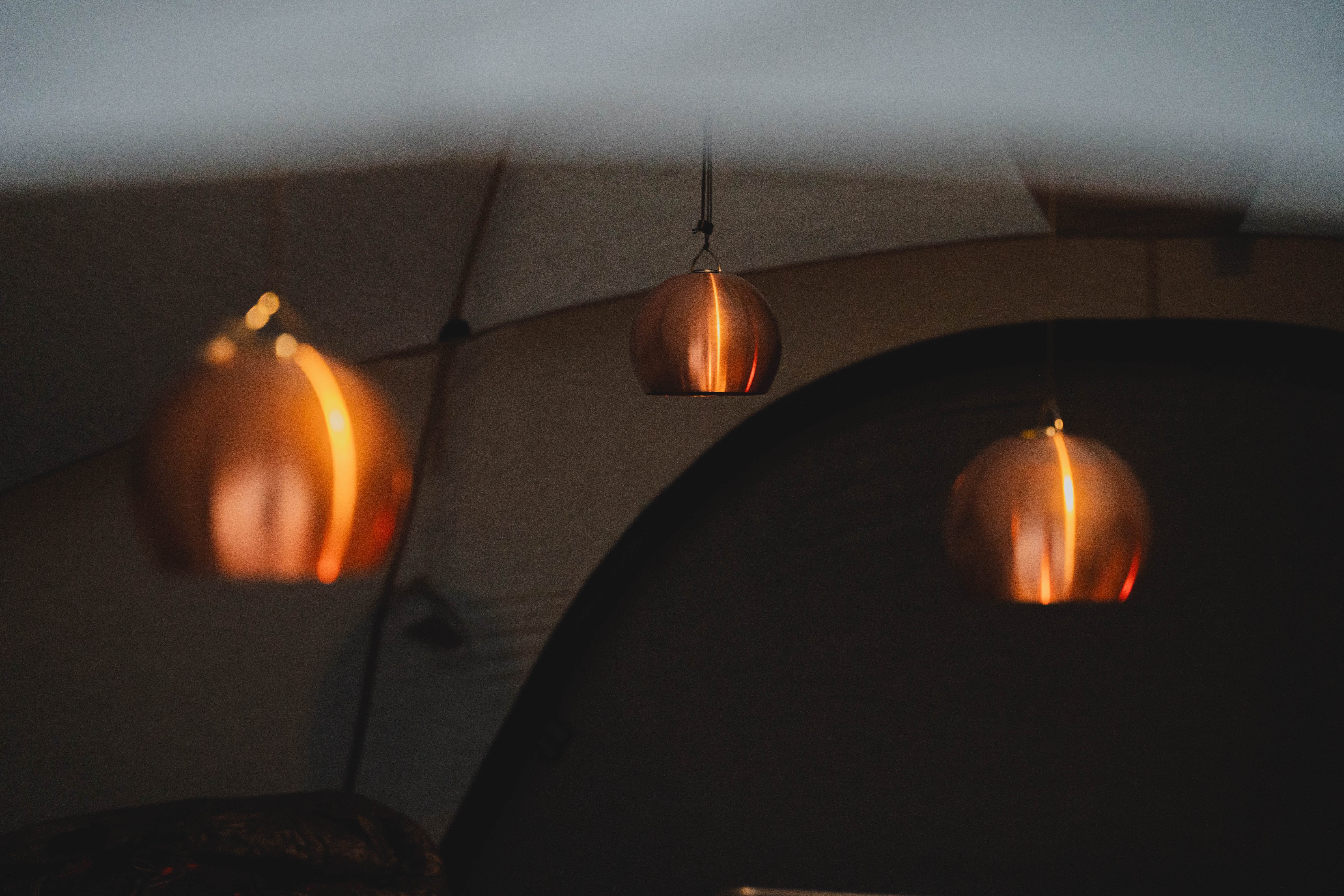 ライト・ランタン KURASHI MADE DOME LOOK &MICRO CARABINER DOME LOOK