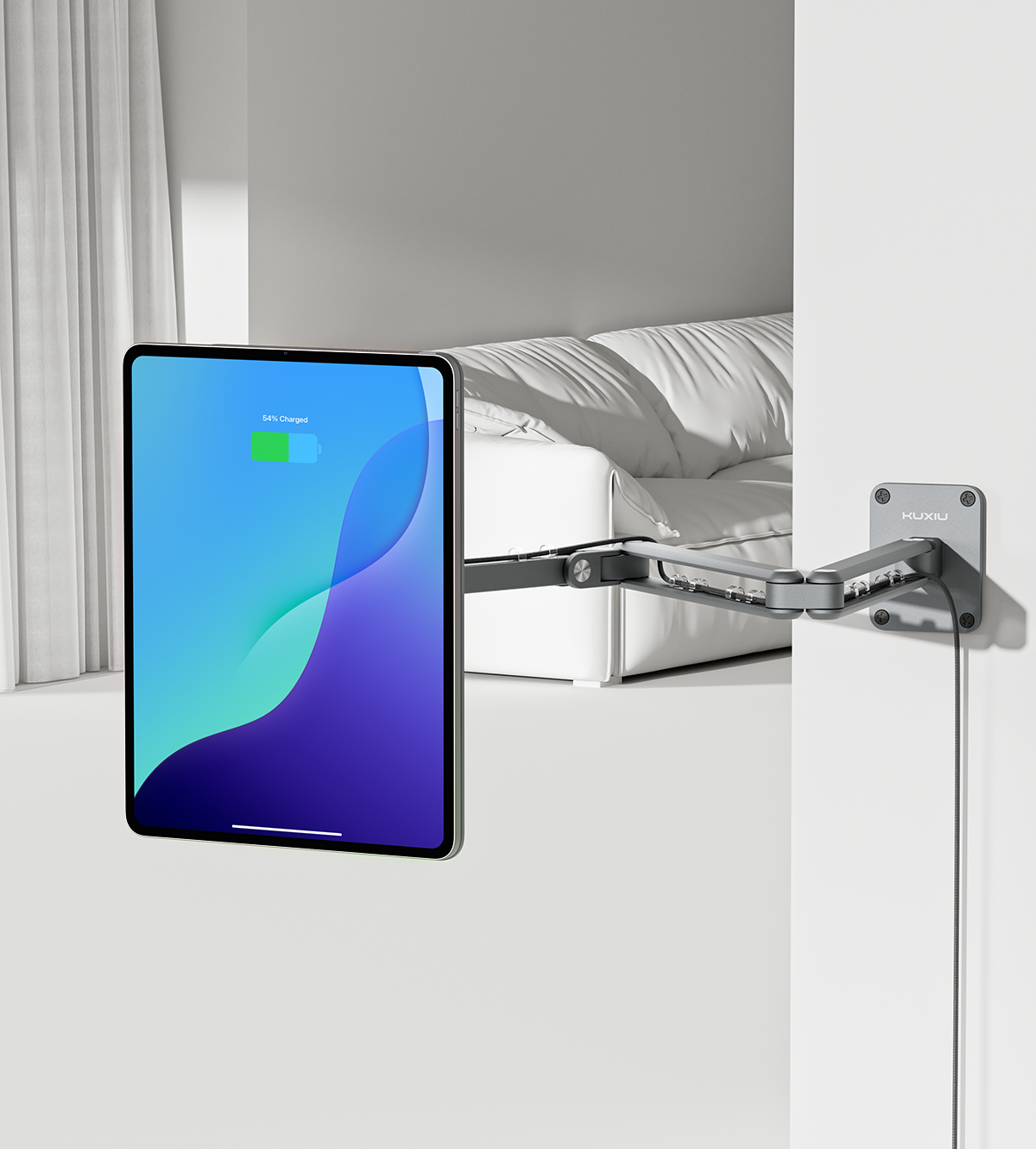 KUXIU X36W Pro MAX マグネット式iPad壁掛け充電スタンド